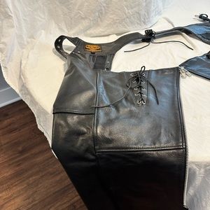 Women’s Leather Chaps for Motorcycle